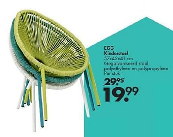 Promoties Egg kinderstoel - Huismerk - Casa - Geldig van 30/05/2016 tot 28/06/2016 bij Casa