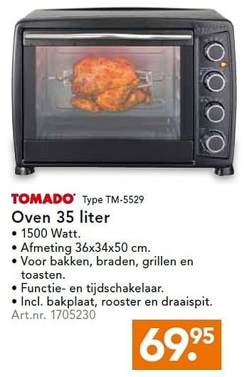 Tomado oven tm-5529 - bij Blokker