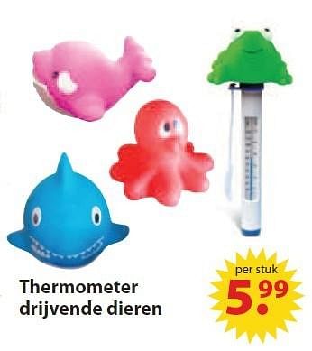 Promoties Thermometer drijvende dieren - Huismerk - Vatana - Geldig van 06/06/2016 tot 31/08/2016 bij Vatana