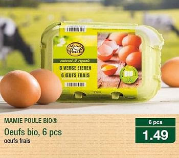 MAMIE POULE BIO® Œufs bio, 6 pcs bon marché chez ALDI