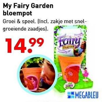 Promoties My fairy garden bloempot - Megableu - Geldig van 10/06/2016 tot 03/07/2016 bij Multi Bazar