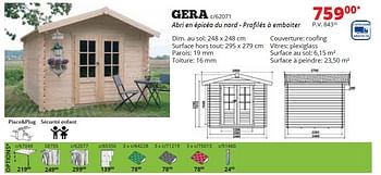 Promotions Gera - Produit maison - Dema - Valide de 01/05/2016 à 31/12/2016 chez Dema