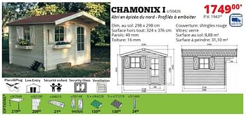 Promotions Chamonix i - Produit maison - Dema - Valide de 01/05/2016 à 31/12/2016 chez Dema