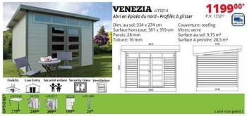 Promotions Venezia - Produit maison - Dema - Valide de 01/05/2016 à 31/12/2016 chez Dema
