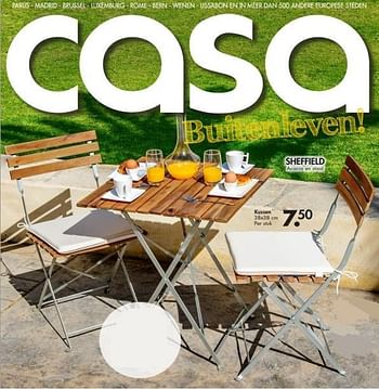 Promotions Kussen - Produit maison - Casa - Valide de 20/06/2016 à 31/07/2016 chez Casa