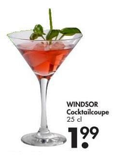Promotions Windsor cocktailcoupe - Produit maison - Casa - Valide de 20/06/2016 à 31/07/2016 chez Casa