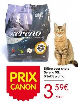Promotions Litière pour chats sereno - Sereno - Valide de 30/06/2016 à 06/07/2016 chez Red Market
