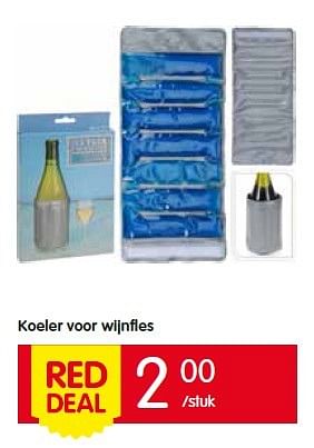 Promoties Koeler voor wijnfles - Huismerk - Red Market - Geldig van 07/07/2016 tot 13/07/2016 bij Red Market