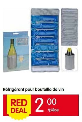 Promotions Réfrigérant pour bouteille de vin - Produit Maison - Red Market - Valide de 07/07/2016 à 13/07/2016 chez Red Market
