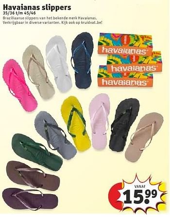 hartstochtelijk Buigen Overtekenen Havaianas Havaianas slippers - Promotie bij Kruidvat