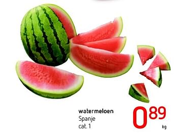Promoties Watermeloen spanje - Huismerk - Eurospar - Geldig van 14/07/2016 tot 27/07/2016 bij Eurospar (Colruytgroup)