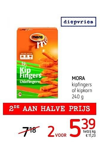 Promotions Mora kipfingers of kipkorn - Mora - Valide de 14/07/2016 à 27/07/2016 chez Eurospar (Colruytgroup)