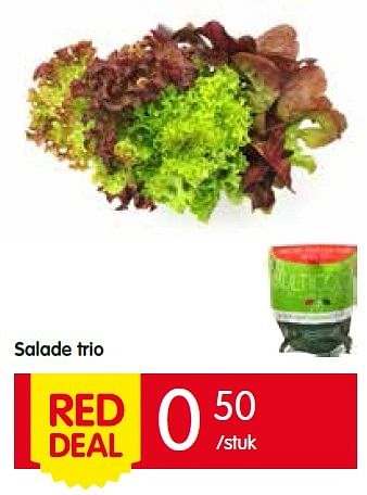 Promoties Salade trio - Huismerk - Red Market - Geldig van 14/07/2016 tot 20/07/2016 bij Red Market