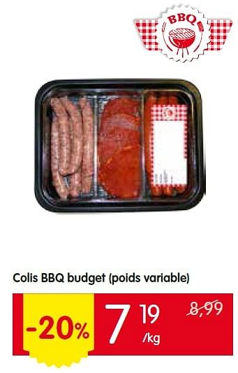Promotions Colis bbq budget - Produit Maison - Red Market - Valide de 14/07/2016 à 20/07/2016 chez Red Market