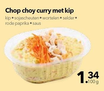 Promoties Chop choy curry met kip - Huismerk - Buurtslagers - Geldig van 08/07/2016 tot 21/07/2016 bij Buurtslagers Vleeshal