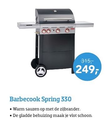 Barbecook spring 330 - Promotie