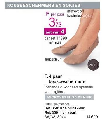 Promoties Panty kousbeschermers - Huismerk - Damart - Geldig van 26/06/2016 tot 15/12/2016 bij Damart