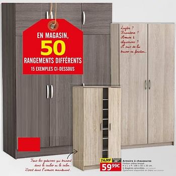 Promotion Bricoplanit Armoire A Chaussures Produit Maison Bricoplanit Meubles Valide Jusqua 4 Promobutler