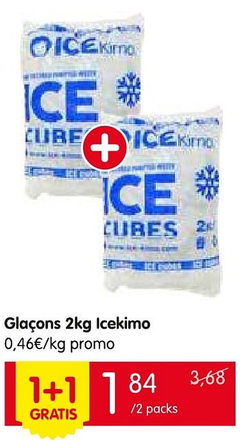 Promotions Glaçons icekimo - Icekimo - Valide de 04/08/2016 à 10/08/2016 chez Red Market
