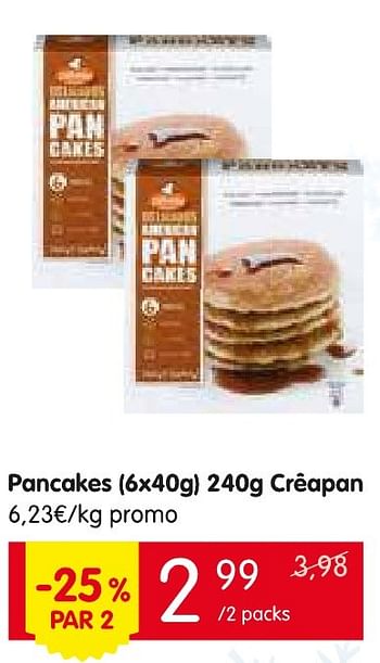 Promotions Pancakes crêapan - CREAPAN - Valide de 04/08/2016 à 10/08/2016 chez Red Market