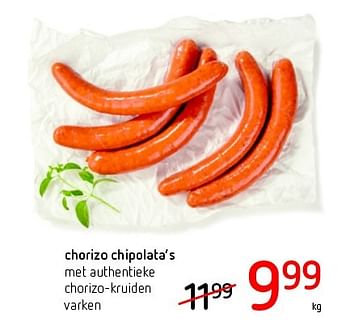 Promoties Chorizo chipolatas - Huismerk - Eurospar - Geldig van 11/08/2016 tot 24/08/2016 bij Eurospar (Colruytgroup)