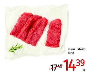 Promoties Minute steak - Huismerk - Eurospar - Geldig van 11/08/2016 tot 24/08/2016 bij Eurospar (Colruytgroup)