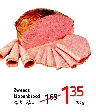 Promoties Zweeds kippenbrood - Huismerk - Eurospar - Geldig van 11/08/2016 tot 24/08/2016 bij Eurospar (Colruytgroup)