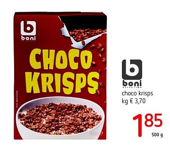Promoties Choco krisps - Boni - Geldig van 11/08/2016 tot 24/08/2016 bij Eurospar (Colruytgroup)