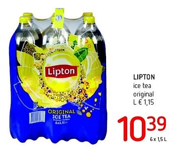 Promoties Lipton ice tea - Lipton - Geldig van 11/08/2016 tot 24/08/2016 bij Eurospar (Colruytgroup)