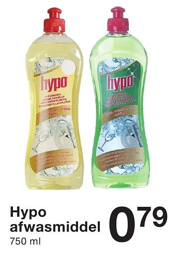 Promoties Hypo afwasmiddel - Hypo - Geldig van 13/08/2016 tot 19/08/2016 bij Zeeman