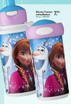 Promoties Disney frozen schoolbeker - Disney  Frozen - Geldig van 13/08/2016 tot 28/08/2016 bij Bart Smit
