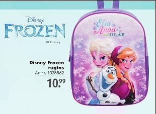 Promoties Disney frozen rugtas - Disney  Frozen - Geldig van 13/08/2016 tot 28/08/2016 bij Bart Smit
