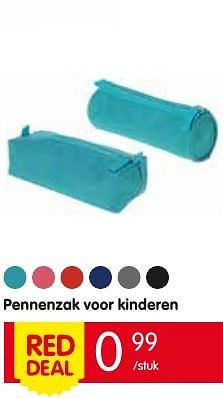 Promoties Pennenzak voor kinderen - Huismerk - Red Market - Geldig van 18/08/2016 tot 24/08/2016 bij Red Market