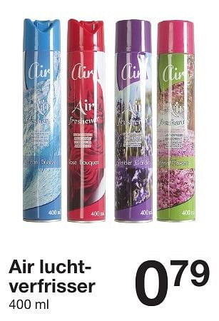 Promoties Air luchtverfrisser - Huismerk - Zeeman  - Geldig van 20/08/2016 tot 31/12/2016 bij Zeeman