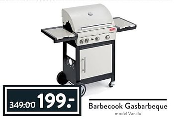 marmeren controller coupon Barbecook Barbecook gasbarbeque model vanilla - Promotie bij Cook & Co