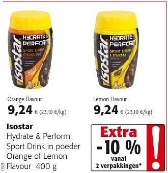 Isostar Hydrate & Perform Sport Drink Lemon 400g