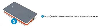 Ringlet spijsvertering Niet essentieel Xtorm Xtorm (a-solar) power bank free xb102 15000 mah - Promotie bij  Coolblue