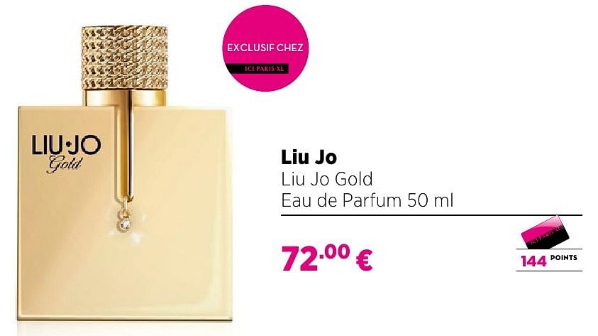 liu jo gold eau de parfum