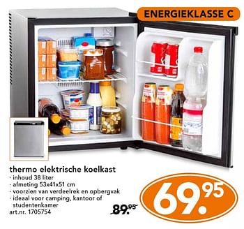 Kan niet erwt spleet Huismerk - Blokker Thermo elektrische koelkast - Promotie bij Blokker