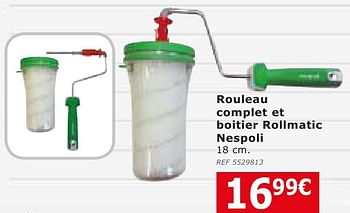 Promoties Rouleau complet et boitier rollmatic nespoli - Nespoli - Geldig van 28/09/2016 tot 24/10/2016 bij BricoPlanit