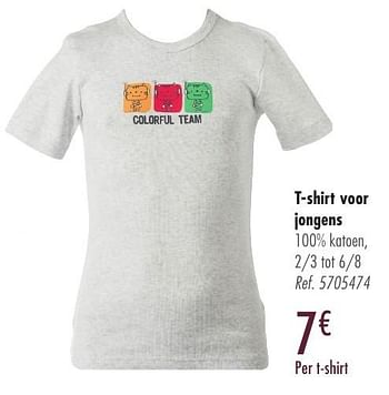 Promoties T-shirt voor jongens - Tex - Geldig van 21/09/2016 tot 21/12/2016 bij Carrefour