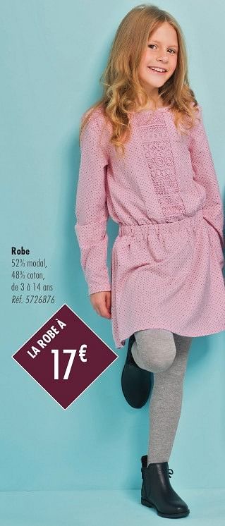 Promotions Robe - Tex - Valide de 21/09/2016 à 21/12/2016 chez Carrefour