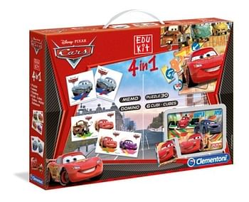 Promotions Cars Edu Kit  4 in 1 - Clementoni - Valide de 02/10/2017 à 26/11/2017 chez Maxi Toys