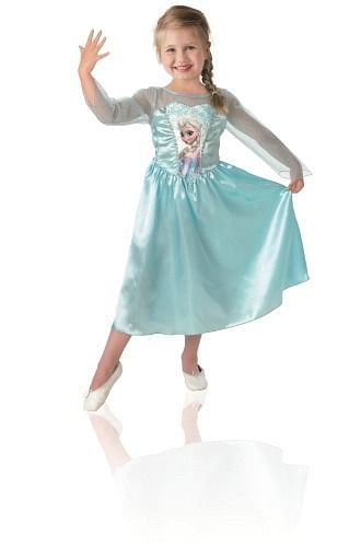 Promoties La Reine des Neiges - Déguisement Elsa Taille 7/8 ans - Merkloos - Geldig van 26/09/2016 tot 27/11/2016 bij Maxi Toys