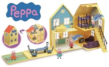 Promotions Peppa Pig - Maison Deluxe avec 2 personnages - Giochi Preziosi - Valide de 02/10/2017 à 26/11/2017 chez Maxi Toys