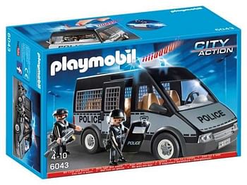 Promotions City Action - Fourgon de police avec sirène et gyrophare - Playmobil - Valide de 26/09/2016 à 27/11/2016 chez Maxi Toys
