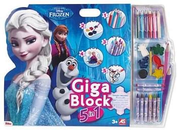 Promotions La Reine des Neiges - Gigablock 5 en 1 - Sans Marque - Valide de 02/10/2017 à 26/11/2017 chez Maxi Toys
