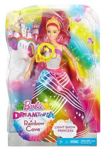 Promoties Barbie lumieres arc-en-ciel - Mattel - Geldig van 26/09/2016 tot 27/11/2016 bij Maxi Toys