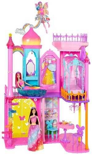 Promoties Barbie Dreamtopia - Château arc-en-ciel - Mattel - Geldig van 02/10/2017 tot 26/11/2017 bij Maxi Toys
