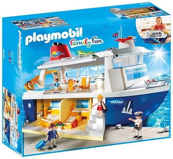 Promoties Family Fun -  Bateau de croisière - Playmobil - Geldig van 02/10/2017 tot 26/11/2017 bij Maxi Toys